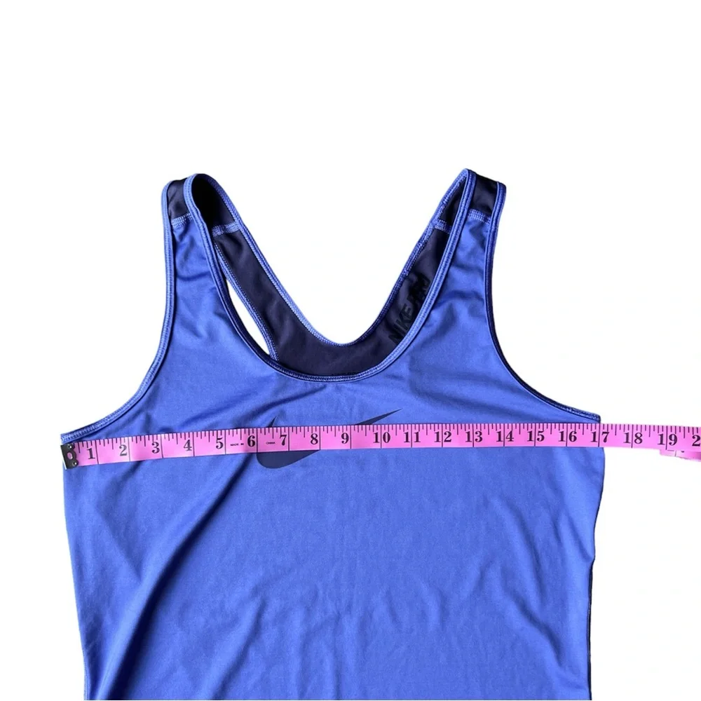 Nike Pro Women’s 2 Toned Purple Dri-Fit Activewear Tank Top, Size Large - Picture 6 of 7